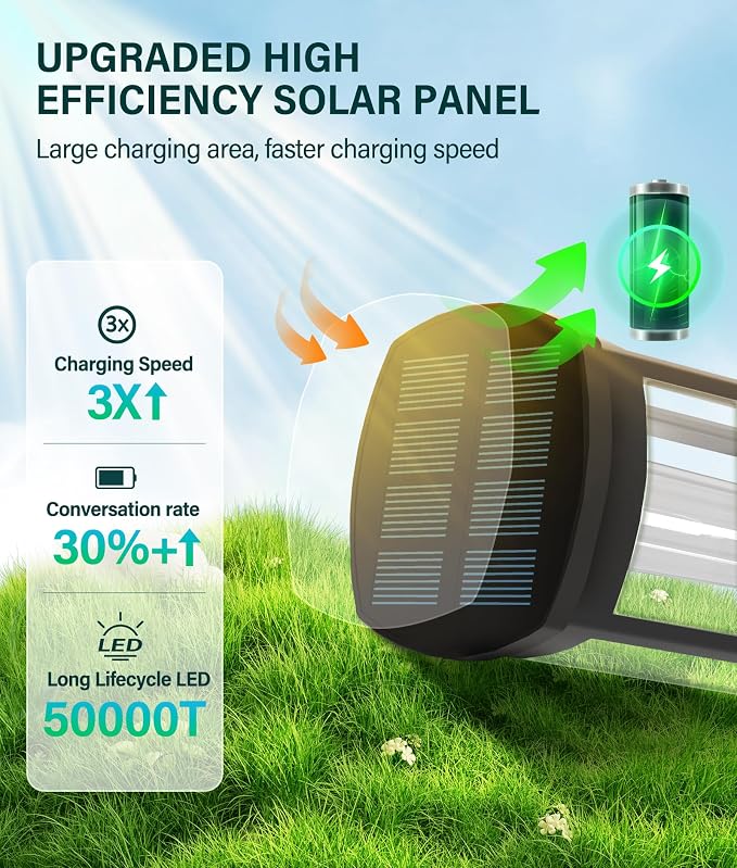 Solar Path Lights Outdoor 8 Pack, Bright Solar Pathway Lights Outside Waterproof - Image 3