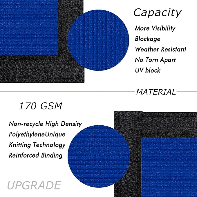 UPGRADE Privacy Screen 6' x 50' Fence Commercial Shade Cover - Image 2