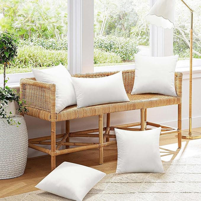 Ashler 16 x 16 Outdoor Pillow Inserts Set of 4 Water Resistant Throw Pillow - Image 7