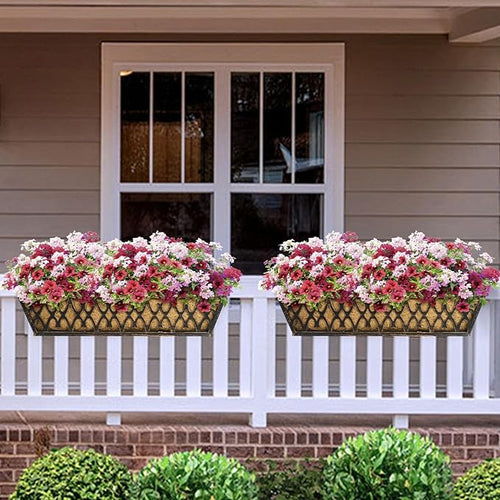 2 Pack 30 Inch Window Boxes Planters Railing Planter Box - Image 2