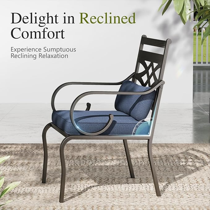 Sophia and William Outdoor Patio Dining Set - Image 8