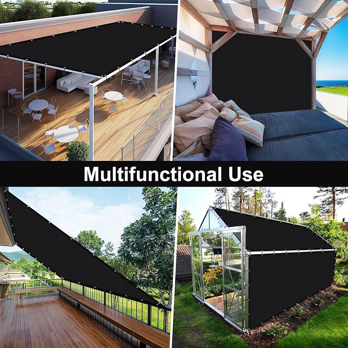 Artpuch 90% Sun Shade Cloth, 5 x 10 FT Pergola Shade Cover Canopy - Image 8