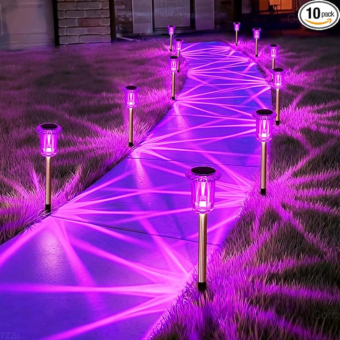 Halloween Solar Lights Outdoor 15 Pack Solar Pathway Lights Outdoor Halloween by Gorrzai
