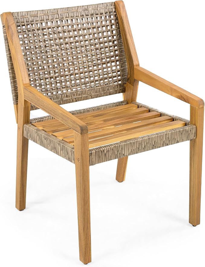 Christopher Knight Home Verle Wooden Patio Dining Set - Image 12