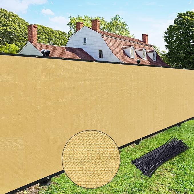 UPGRADE 6' x 50' Privacy Screen Fence Commercial Shade Cover - Image 9