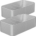 2 Pack Tall 8x3FT Raised Beds for Gardening, Corrugated Galvanized Steel Raised by OZMSHF
