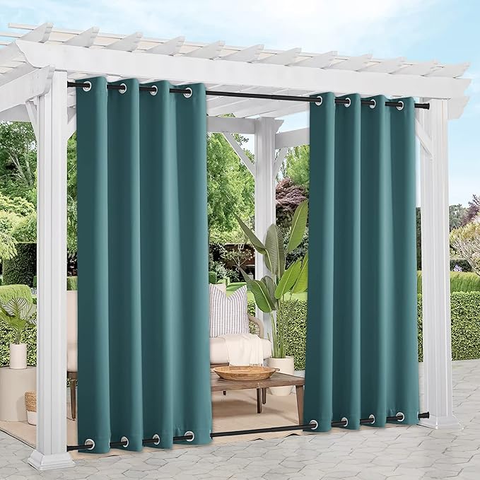 NICETOWN 2 Panels Outdoor Curtains by NICETOWN
