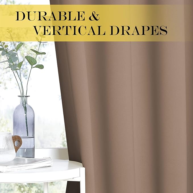 NICETOWN Blackout Curtains 63 inches Length - Image 5