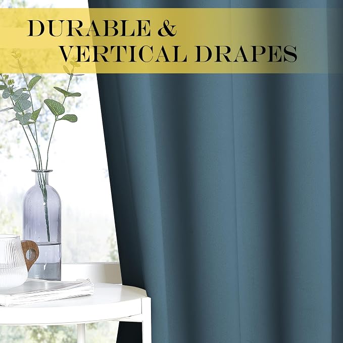 NICETOWN Blackout Curtain Drape 72 inch Long - Image 6