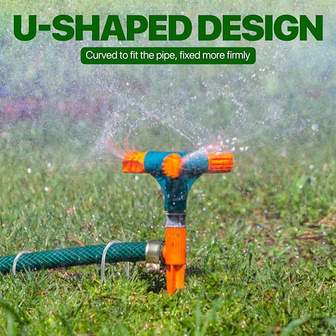 U Shape Garden Stakes 90 Packs 4 Inch 11 Gauge Irrigation Tubing Stakes - Image 5