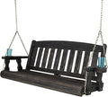Amish Casual Heavy Duty Mission Treated Porch Swing, Semi-Solid Black Stain by AmishCasual