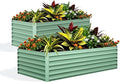 Garvee 2PCS 8x4x2ft Galvanized Raised Garden Bed Outdoor, Rust-Resistant Raised by Garvee