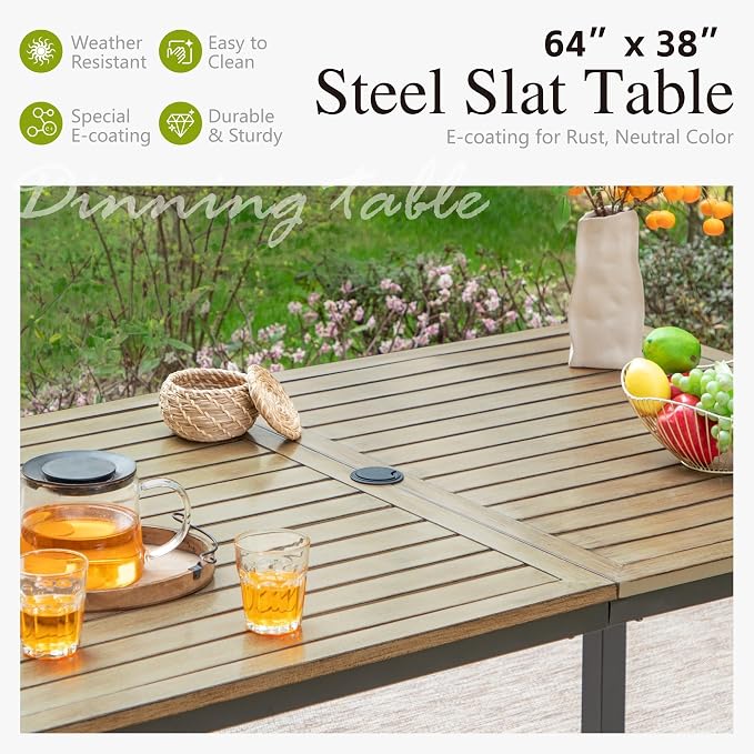 Sophia & William Swivel Patio Dining Set - Image 6