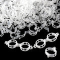 150 Pcs Plant Clips for Climbing Plants, Tomato Clips for Support, Plastic by PEASUG