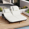SOFTSEA Outdoor Daybed, Patio Rattan Daybed by SOFTSEA