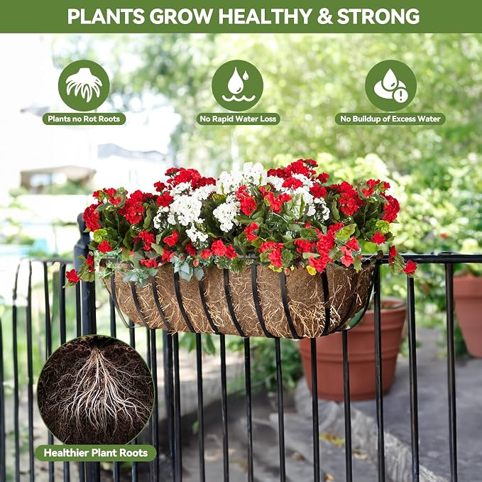 3Pcs Trough Coco Liner 36" Coco Coir Liners - Image 2