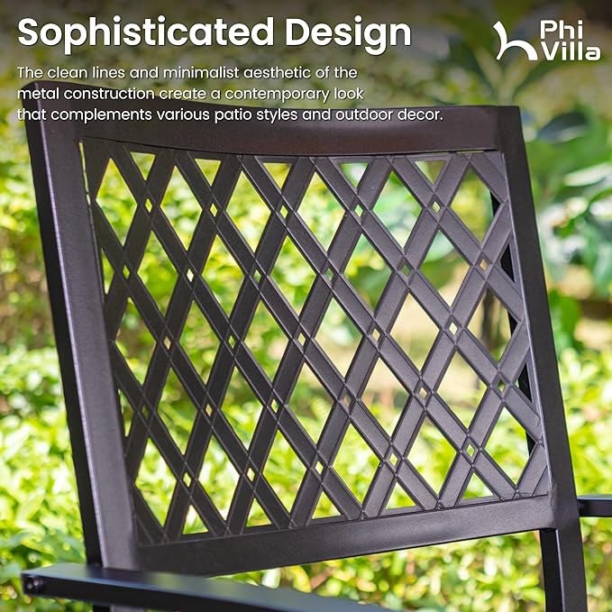 PHI VILLA 7 Pieces Outdoor Dining Set - Image 6