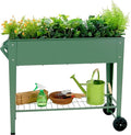 Raised Garden Bed with Legs and Wheels Removable by Unknown
