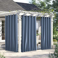 NICETOWN 2 Panels Weighted Outdoor Curtains by NICETOWN