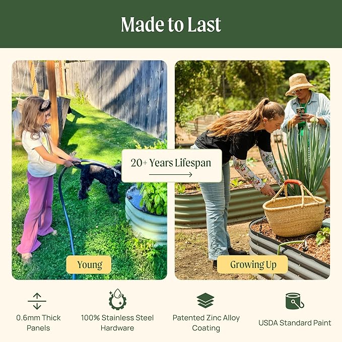 Vego garden Aluzinc Raised Garden Bed Kits - Image 6