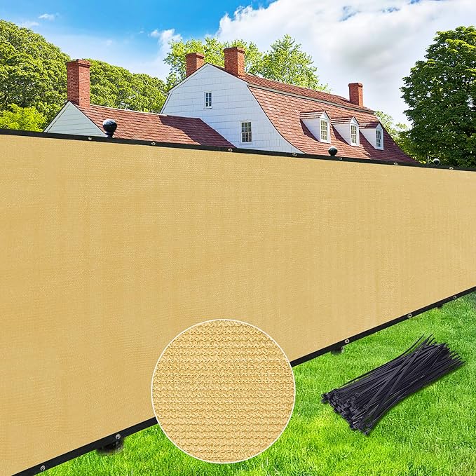 UPGRADE Privacy Screen Fence 4' x 50' Commercial Shade Cover by UPGRADE