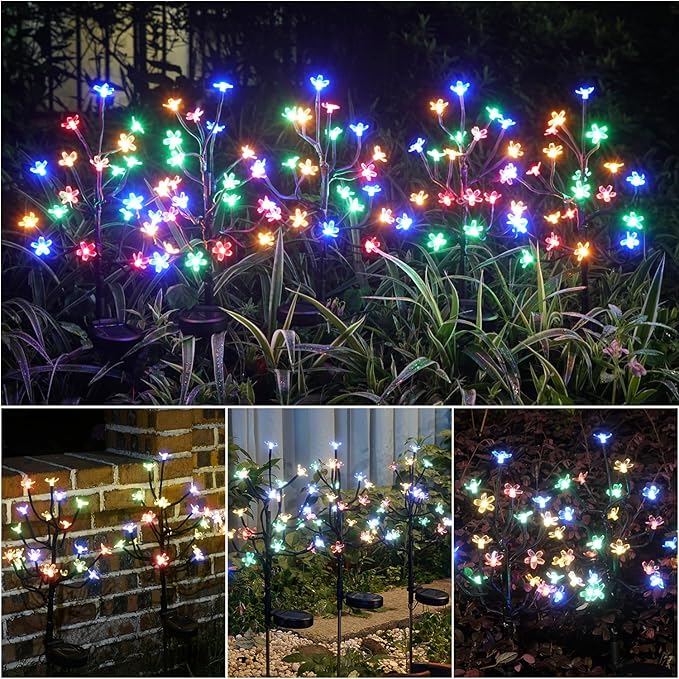 Solar Garden Lights Outdoor, Solar Lights Outdoor Decorative Waterproof - Image 7