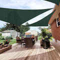 Patio Paradise 2' x 2' x 2' Sun Shade Sail Triangle Canopy Shade Cloth Fabric by Patio