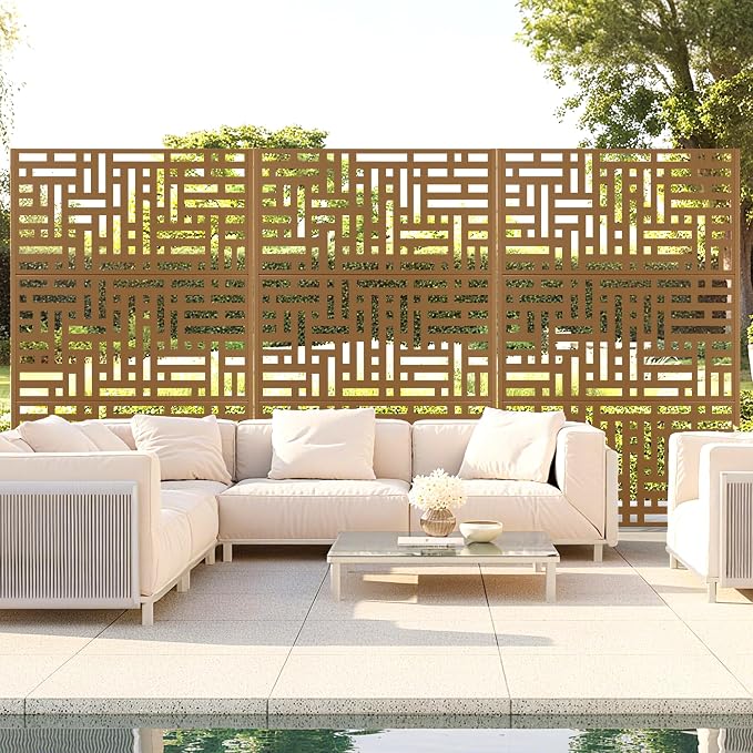 Outdoor Privacy Screen, Freestanding Privacy Fence Panels - Image 8