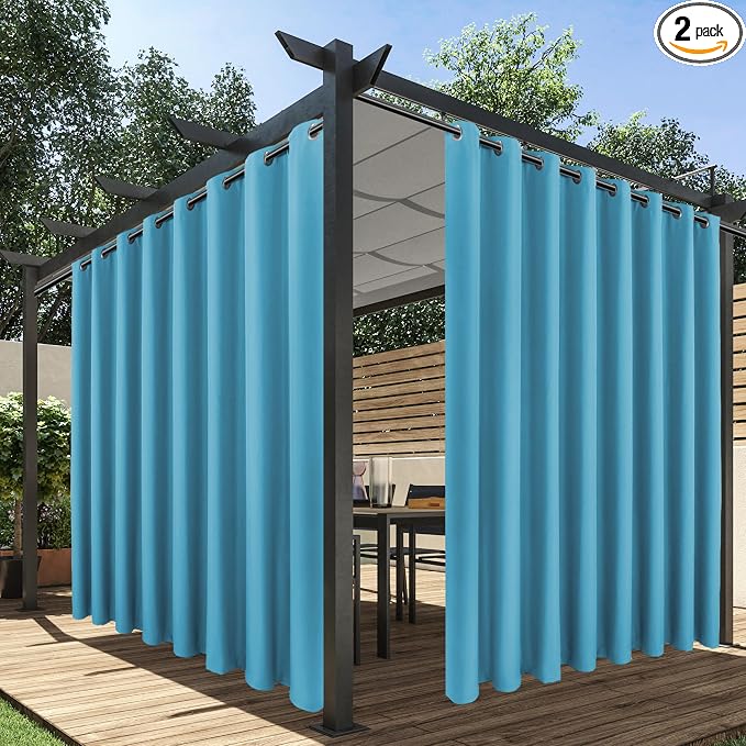 HolidayIdeas Extra Wide Outdoor Curtains by HolidayIdeas
