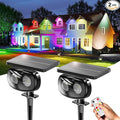 Solar Spot Lights Outdoor Waterproof IP68, RGB Colors Changing Solar Lights by Unknown