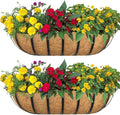 2pack 30-inch Window Sill Window Railing Planters by SMYAXUNW