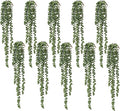 10 Pcs Artificial Succulents Hanging Plants, Fake String of Pearls Greenery by dallisten