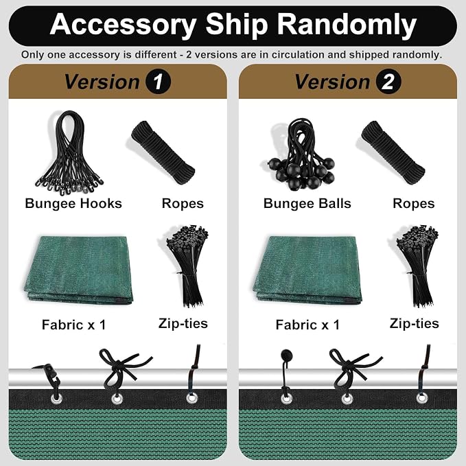 Artpuch 90% Sun Shade Cloth, 10 x 14 FT Pergola Shade Cover Canopy - Image 7
