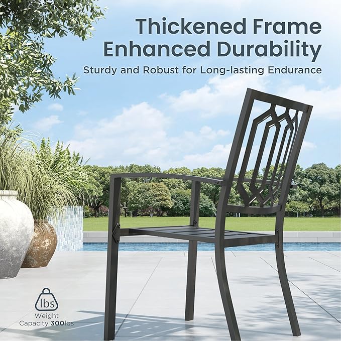 PHI VILLA 5 Pieces Outdoor Dining Set - Image 5