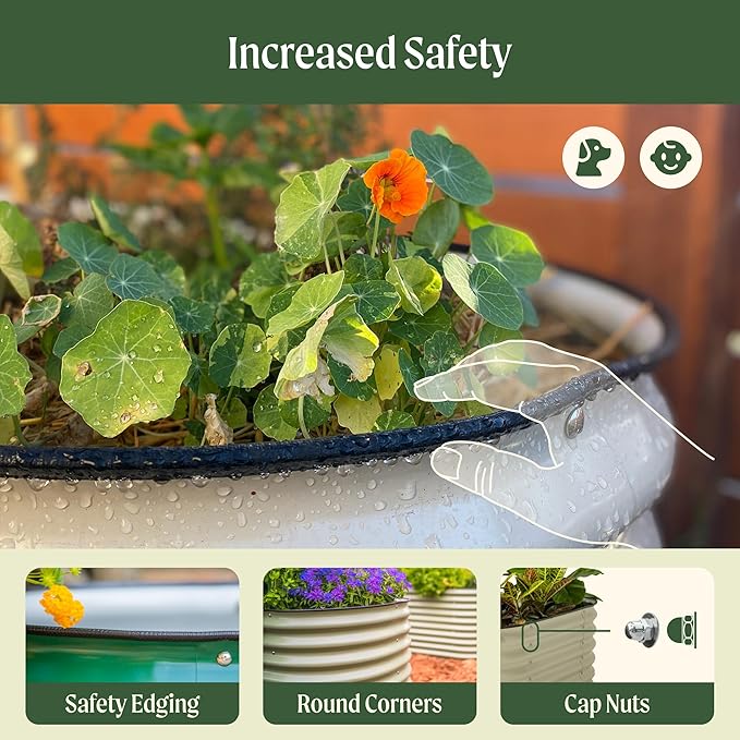 Vego garden 26" Extra Tall Raised Garden Bed Kits, 9 in 1 Modular Raised - Image 7