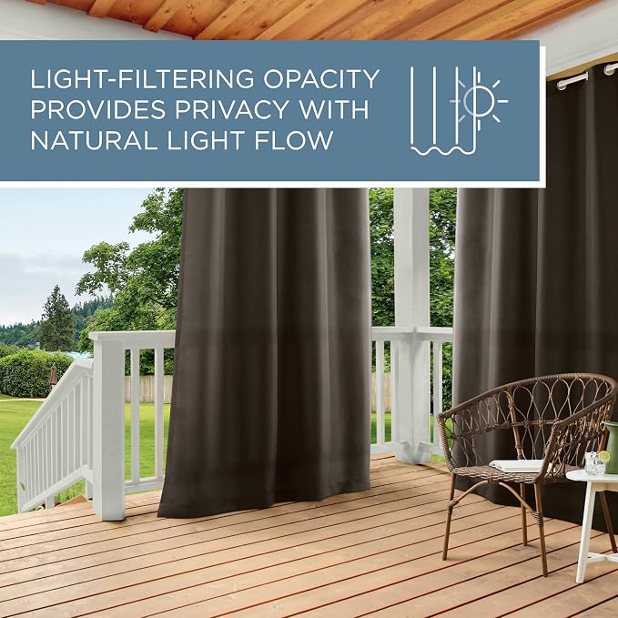 TOWN & COUNTRY ΒASICS Cabana Solid Heavyweight Indoor Outdoor Curtains - Image 8