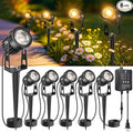 Plug and Play Low Voltage Landscape Lighting Kit, Warm White Waterproof Outdoor by ROLANCHE