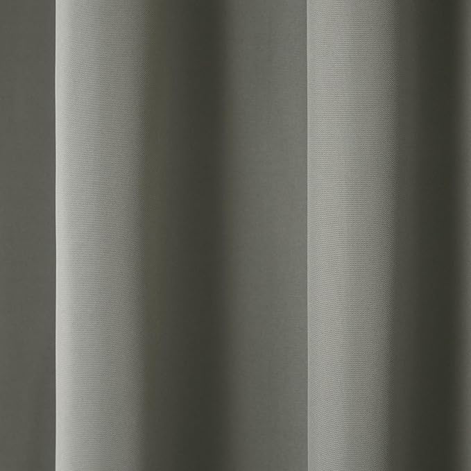TOWN & COUNTRY BASICS Cabana Solid Heavyweight Indoor Outdoor Curtains - Image 5