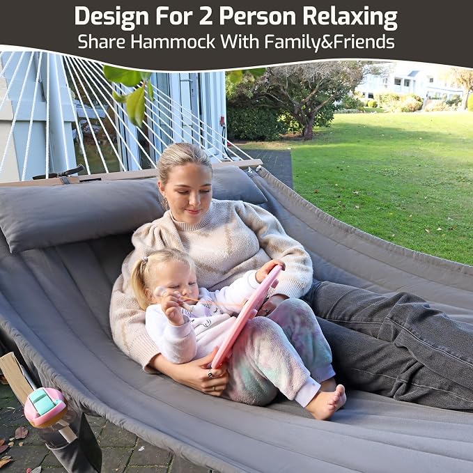 Double Quilted Fabric Hammock - Image 6
