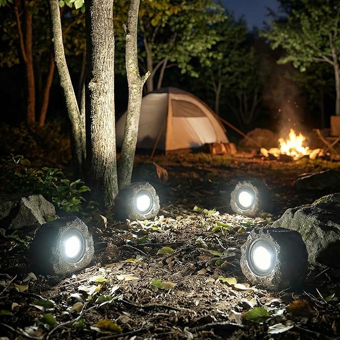 Solar Rock Lights Outdoor Garden Waterproof - Image 8