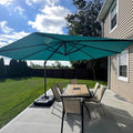 PURPLE LEAF 11 Feet Patio Cantilever Umbrella by PURPLELEAF