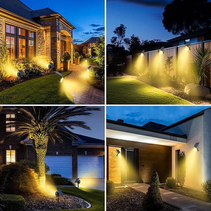 nipify 2 Pack Solar Spot Lights Outdoor Waterproof - Image 7