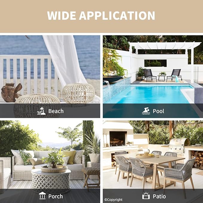 Outdoor Indoor Curtains W52 x L108 - Image 8