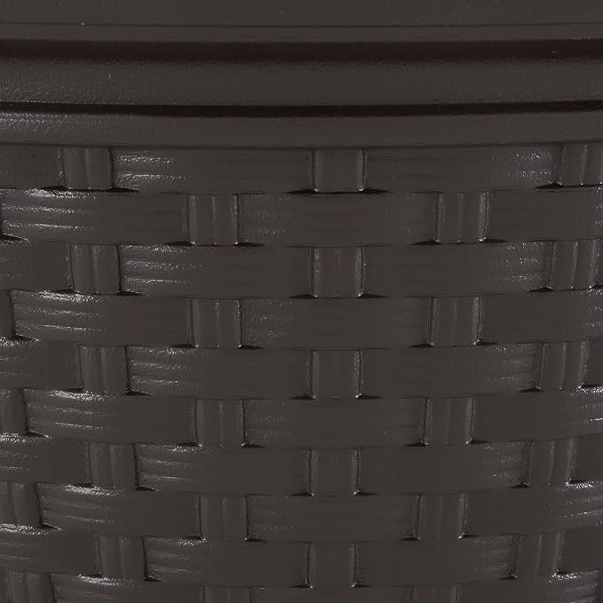 Suncast 6 Pack Decorative Wicker Garden Hose Holder Pot - Image 7