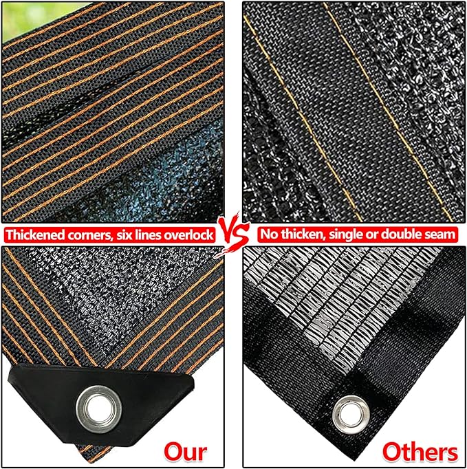 QLOFEI 12x24 FT Shade Cloth - Image 5