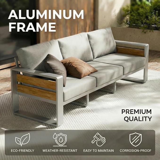 ZANDOR Aluminum Outdoor Patio Furniture - Image 8