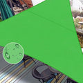 LOVE STORY Right Triangle 7'x7'x9.9' Waterproof Sun Shade Sail Canopy UV Block by LOVESTORY
