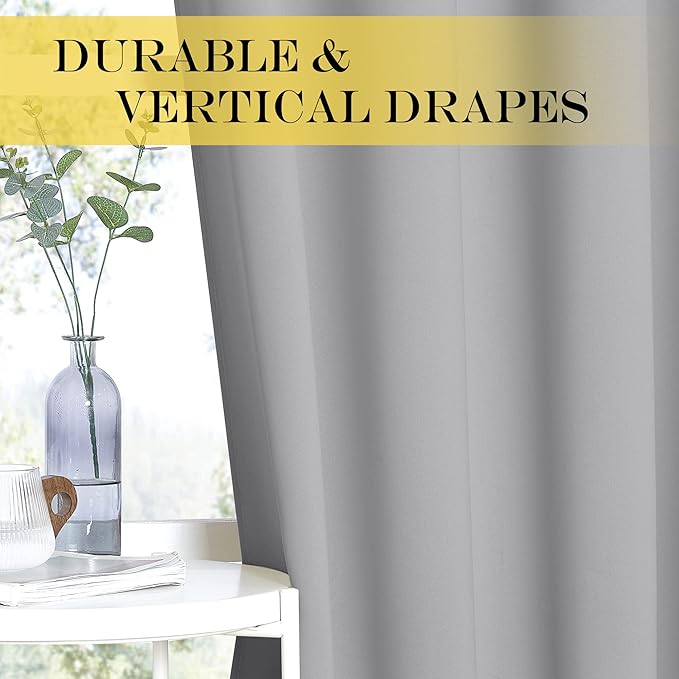 NICETOWN Room Darkening Short Curtain 54 inches Long - Image 4