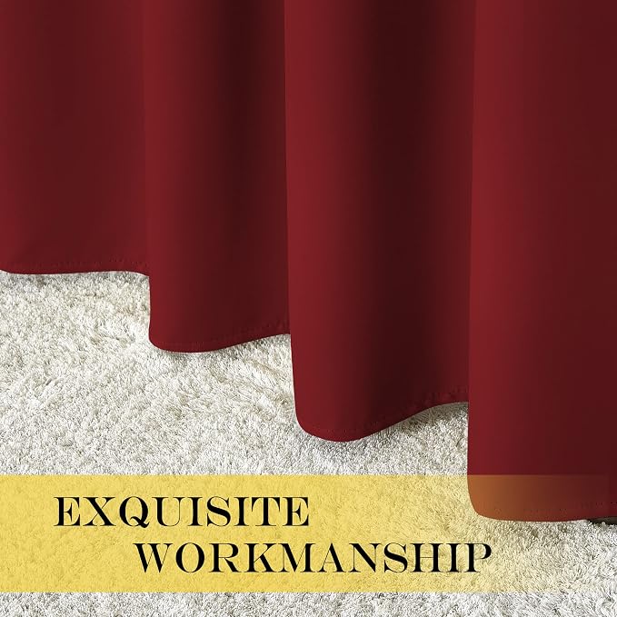 NICETOWN Door Curtain for Closet Doors 80 Inches Long 1 Panel, Room Divider - Image 5