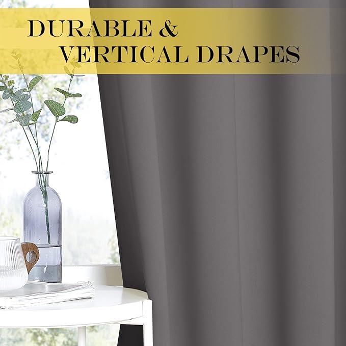 NICETOWN Blackout 102 inch Curtains - Image 6